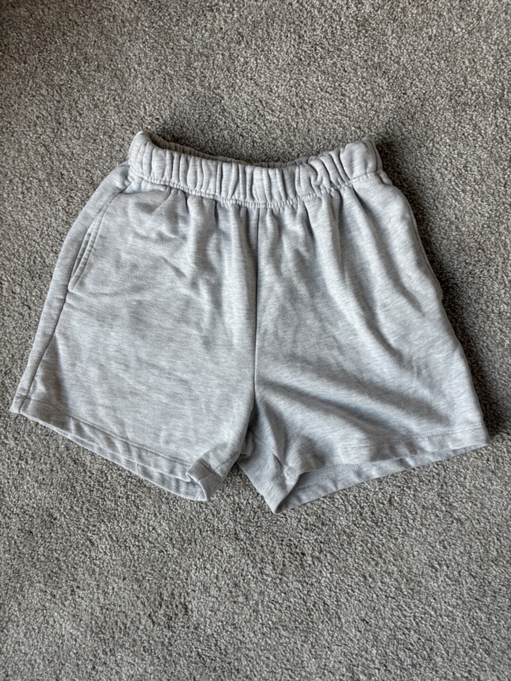 Everyday Heather Gray Women's Elastic-Waist Shorts